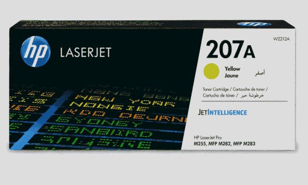 HP 207A Yellow Original LaserJet Toner Cartridge (W2212A)