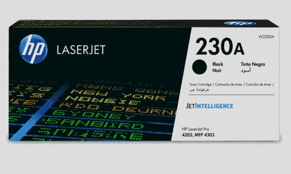 HP 230A Black Original LaserJet Toner Cartridge (W2300A)