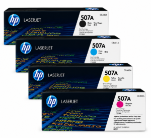 HP 507A Toner Cartridge (Black, Cyan, Yellow, Magenta)