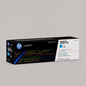 HP 207A Cyan Original LaserJet Toner Cartridge (W2211A)