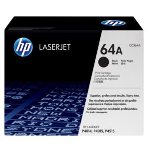 HP 64A Black Original LaserJet Toner Cartridge, CC364A