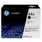 HP 64A Black Original LaserJet Toner Cartridge, CC364A