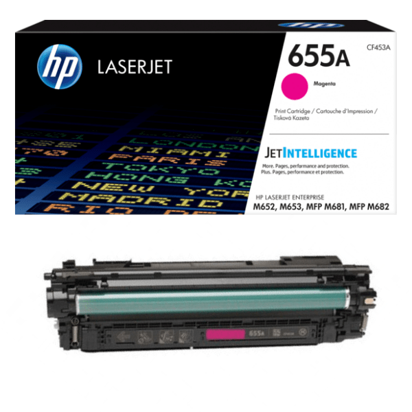 HP 655A Magenta LaserJet Toner Cartridge