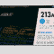 HP 213A Cyan Original LaserJet Toner Cartridge (W2131A)