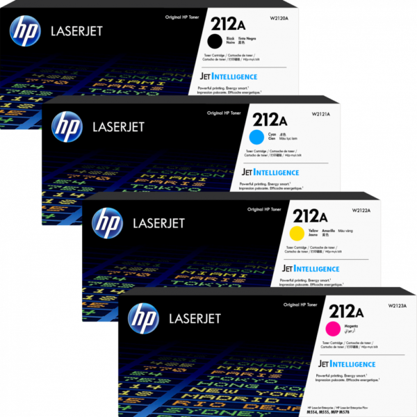 Original HP 212A Laser Toner Set