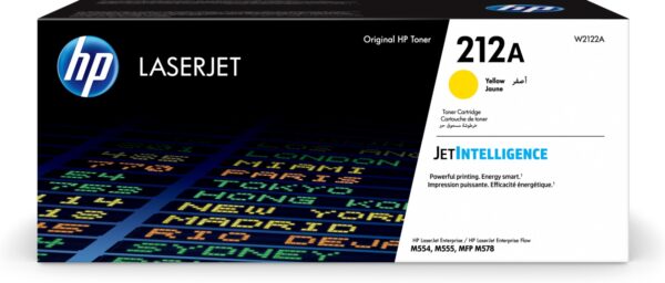 hp 212a yellow toner cartridge w2122a