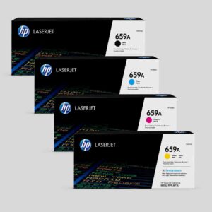 HP 659A (Black, Cyan, Yellow, Magenta) Toner Cartridge
