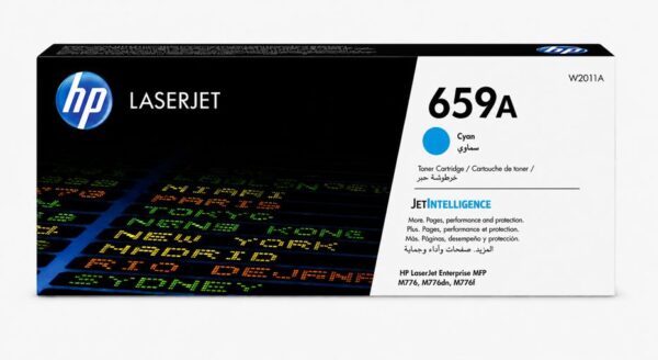HP 659A Cyan Original LaserJet Toner Cartridge W2011A
