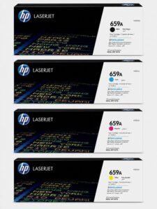 HP 659A Original LaserJet Toner Cartridge Black Cyan Yellow Magenta
