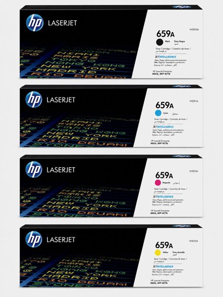 HP 659A Original LaserJet Toner Cartridge Black Cyan Yellow Magenta