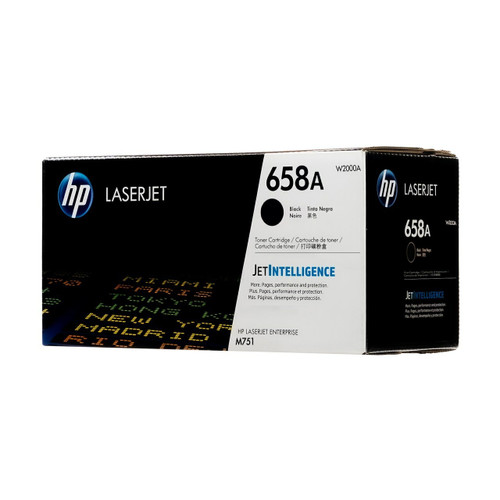 HP 658A Black Toner Cartridge- W2000A