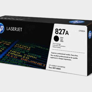 HP 827A Black Original LaserJet Toner Cartridge CF300A