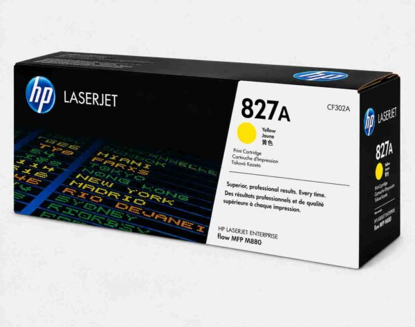 HP 827A Yellow Original Laserjet Toner Cartridge CF303A