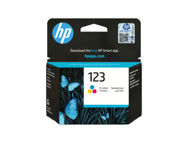 HP 123 Tri-color Original Ink Cartridge (F6V16AE)