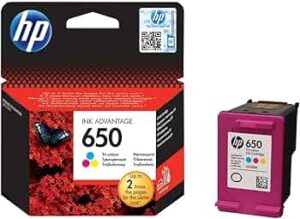 HP 650 Tri-Color Original Ink Advantage Cartridge (CZ102AE)