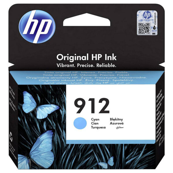 HP 912 Cyan Original Ink Cartridge (3YL77AE)