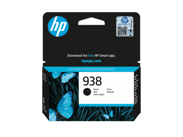 HP 938 Black Original Ink Cartridge (4S6X8PE)