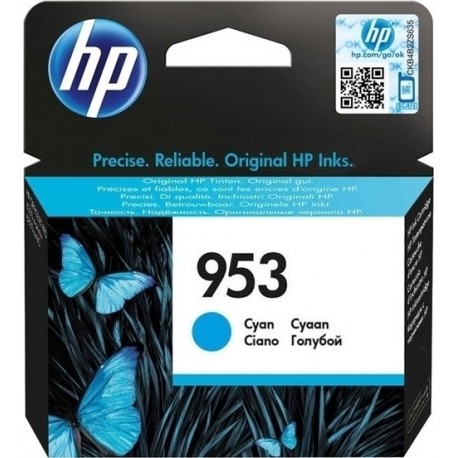 HP 953 Cyan Original Ink Cartridge (F6U12AE)