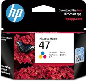 Hp 47 Tri-Color Original Ink Advantage Cartridge, 6Zd61Ae