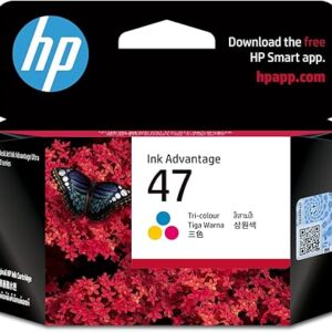 Hp 47 Tri-Color Original Ink Advantage Cartridge, 6Zd61Ae