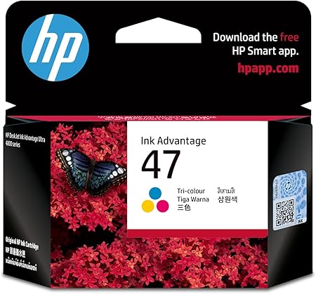 Hp 47 Tri-Color Original Ink Advantage Cartridge, 6Zd61Ae
