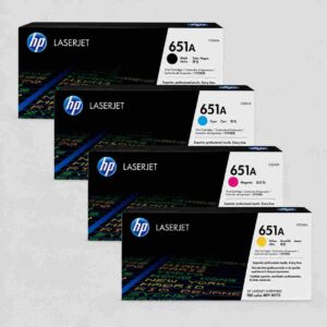 HP 651A Complete Set - Black - Cyan - Yellow - Magenta