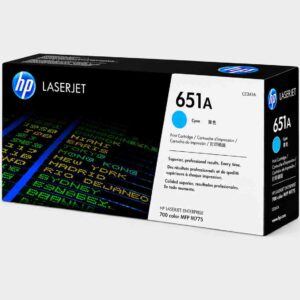 HP 651A Cyan Original LaserJet Toner Cartridge (CE341A)