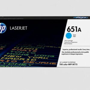 HP 651A Cyan Original LaserJet Toner Cartridge (CE341A)