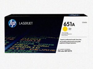 HP 651A Yellow Original LaserJet Toner Cartridge CE342A