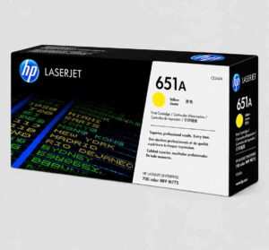 HP 651A Yellow Original LaserJet Toner Cartridge (CE342A)